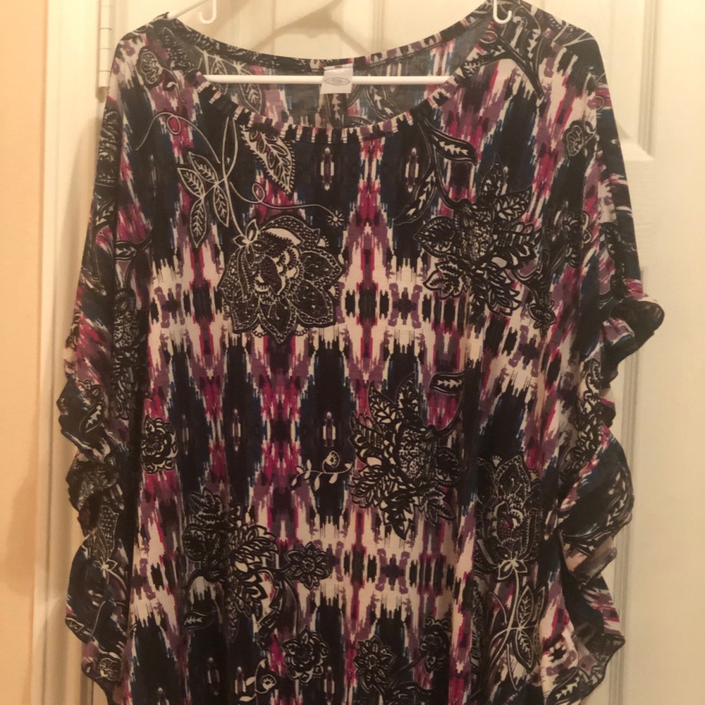 Pink Coconut Exclusive Pancho style Top